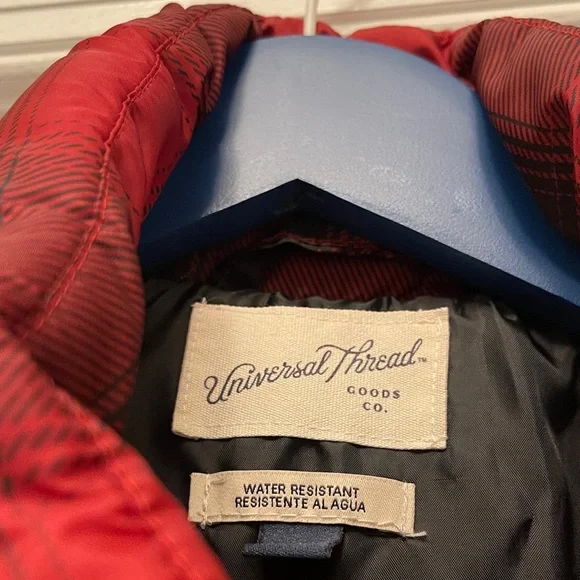 Universal Thread Red and Black Plaid Jacket - Picture 2 of 7